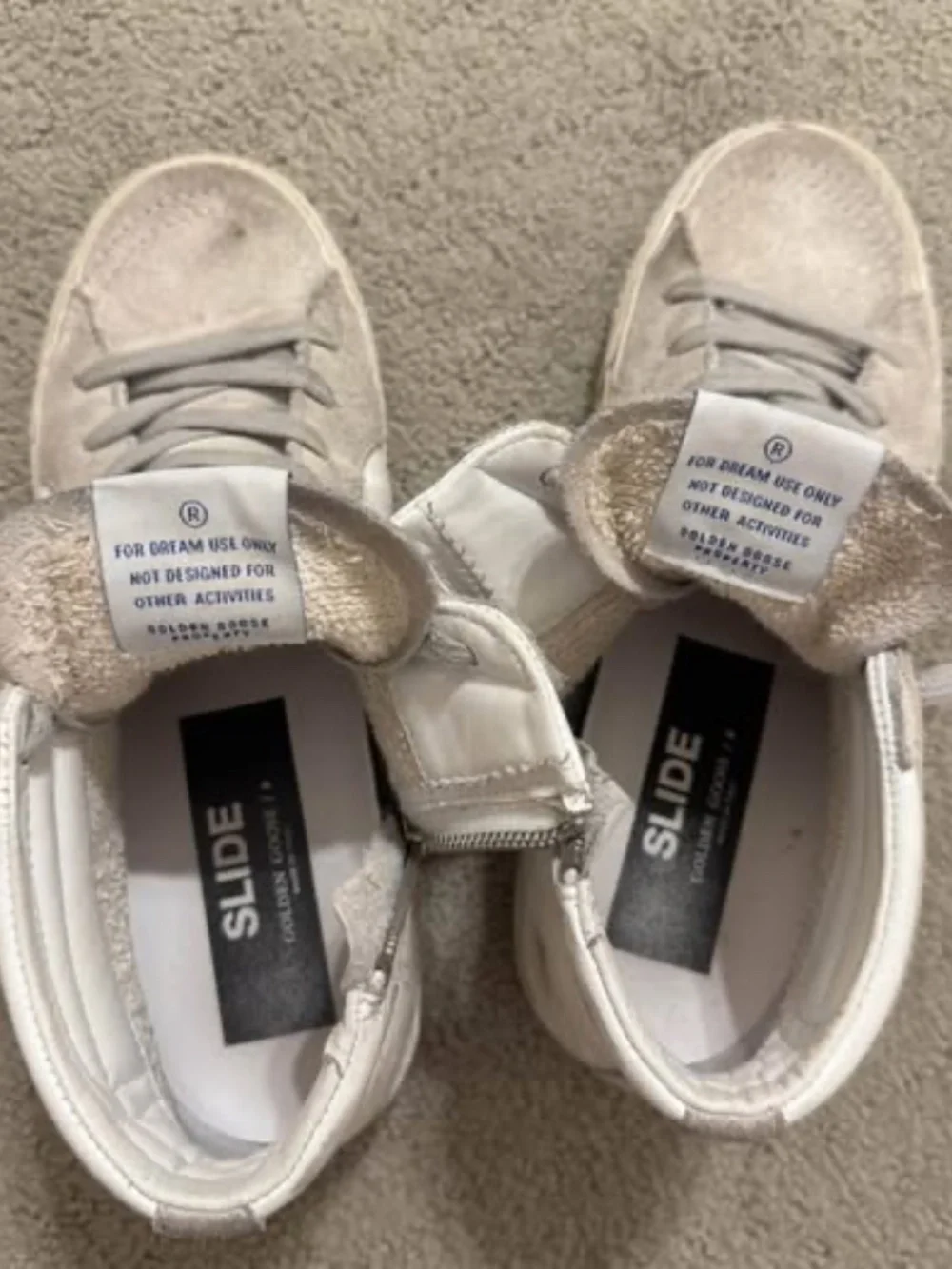 GOLDEN GOOSE SLIDE HIGH-TOP SNEAKERS - Picture 2 of 4